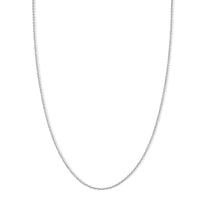 Italian Rhodium Over Sterling Silver 1.4mm Brillantina Necklace (18 Inches) (1.99 g)