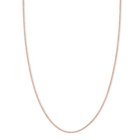 Italian 14K RG Over Sterling Silver 1.4mm Brillantina Necklace (18 Inches) (1.99 g)