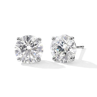 Mother's Day Doorbuster Deal 14K White Gold Luxuriant Lab Grown Diamond (F-VS) Stud Earrings 5.00 ctw