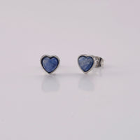 Kyanite Earrings in Silvertone 0.60 ctw
