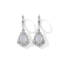 Aquamarine 1.20 ctw Earrings in Silvertone