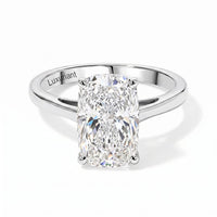 IGI Certified 950 Palladium Luxuriant Lab Grown Diamond (E-F, VS) Ring (Size 10.0) 3.00 ctw