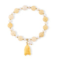 Multi Gemstone 60.00 ctw Beaded Bracelet in Goldtone (6.5-7In) - Sticky add to cart bar