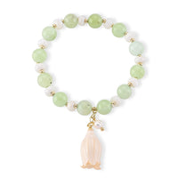 Multi Gemstones  Beads Bracelet Pure Yellow Brass  60.00 ctw