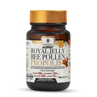 Bee & You Royal Jelly Bee Pollen Propolis Immune & Energy Supplement (60 Tablets)