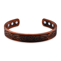 Magnetic Cuff Bracelet in Rosetone (7-7.5In)