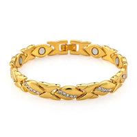 White Zircon 5.00 ctw Bracelet in Goldtone (8.00 In)