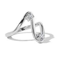 Luxuriant Lab Grown Diamond (G-H, SI) Ring in 18K Vermeil RG Over Sterling Silver (Size 10.0) 0.25 ctw