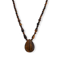 Lapis Lazuli 230.00 ctw Necklace in Stainless Steel (18-20 Inches)