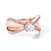 Rose Gold Over Sterling Silver