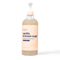 SpaLife Beauty Vanilla & Brown Sugar Exfoliating Body Wash with Vitamin E (Ships in 7-10 Days)