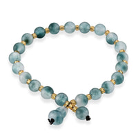 Script Stone 40.00 ctw Beaded Stretch Bracelet (6-6.5In)