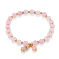 Script Stone 40.00 ctw Beaded Stretch Bracelet (6-6.5In)