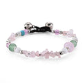 Pink Quartz 10.00 ctw Bracelet in Silvertone (7.00 In) - Sticky add to cart bar