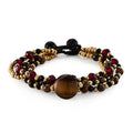 Tigers Eye 25.00 ctw Bracelet in Goldtone (7.00 In) - Sticky add to cart bar