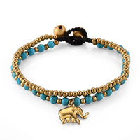 Turquoise 20.00 ctw Bracelet in Goldtone (7.00 In)