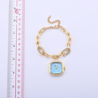 Genoa Austrian Crystal, Simulated Diamond Japanese Movement Watch in Goldtone with Alloy Strap 1.00 ctw 8619779