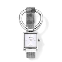Genoa Japanese Movement Watch in Silvertone with Magnet Buckle