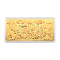 24K Gold Graduation Collectible - Congratulations Embossed Sheet (15.5x7.5cm) 100mg