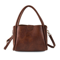 Brown Genuine Leather Phone Bag (8.66"x4.33"x6.30")