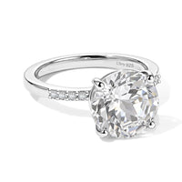D''Joy White Topaz and White Zircon 4.35 ctw Ring in Rhodium Over Sterling Silver (Size 10.0)