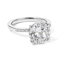 D''Joy White Topaz and White Zircon 4.35 ctw Ring in Rhodium Over Sterling Silver (Size 10.0)