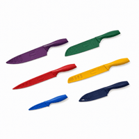 Livmore Multi Color Set of 12 Kitchen Knife