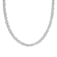 D''Joy Link Chain Necklace in Sterling Silver (20 Inches) 13.85 Grams