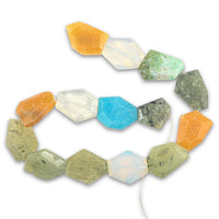 Multi Gemstone 638.10 ctw Beaded Strand Necklace 16 Inches