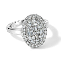 EverTrue Moissanite Ring in Platinum Bond (Size 10.0) 0.70 ctw
