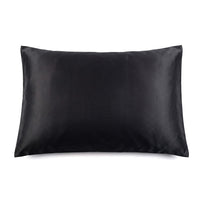 Betty Dain Standard Size Satin Pillow Case in Black