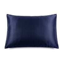 Betty Dain Standard Size Satin Pillow Case in Navy