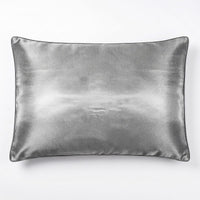 Betty Dain Standard Size Satin Pillow Case in Slate Gray