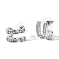 EverTrue Moissanite 1.35 ctw Earrings in Platinum Bond