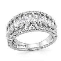 14K White Gold Luxuriant Lab Grown Diamond (VS2) Band Ring (Size 5.0) (4.75 g) 2.00 ctw
