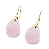 Opalite Earrings in Goldtone 40.00 ctw