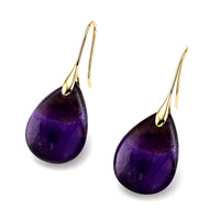Opalite Earrings in Goldtone 40.00 ctw