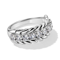 EverTrue Simulated Diamond Ring in Stainless Steel (Size 10.0) 2.25 ctw