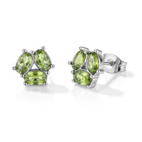 Peridot 2.00 ctw Earrings in Silvertone