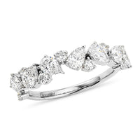 Luxuriant Lab Grown Diamond (G, SI1) Ring in Sterling Silver (Size 6) 1.40 ctw