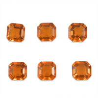 AA Fire Opal Set of 6 (Oct 4x4 mm) 1.23 ctw