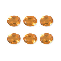 Fire Opal Set of 6 (Ovl 5x4 mm) 1.38 ctw