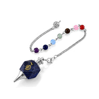 Amethyst Pendulum in Silvertone 90.00 ctw
