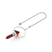 Amethyst Pendulum in Silvertone 75.00 ctw