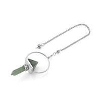 Amethyst Pendulum in Silvertone 75.00 ctw