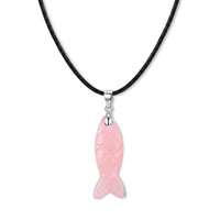 Rose Quartz Beaded Necklace in Silvertone (18-19.5 Inches) 25.00 ctw