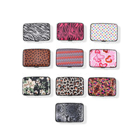Livmore Multi Color Animal Print Set of 10pcs Card Holder Set (4.33"x2.95"x0.79")