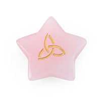 Rose Quartz Celtic Trinity Knot (30x30mm) 40.00 ctw