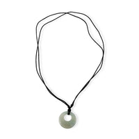Green Aventurine 25.00 ctw Necklace (20 Inches) in Wax Cord