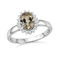 D'Joy AAAA Turkizite and Diamond Ring in 18K Vermeil Rose Gold Over Sterling Silver (Size 10.0) 1.49 ctw